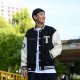 【COLAZ LEAGUE】NTUST美式棒球外套_黑白經典