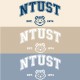 【最後兩件L，售完不補】NTUST午厚時光落肩帽T_奶油布蕾