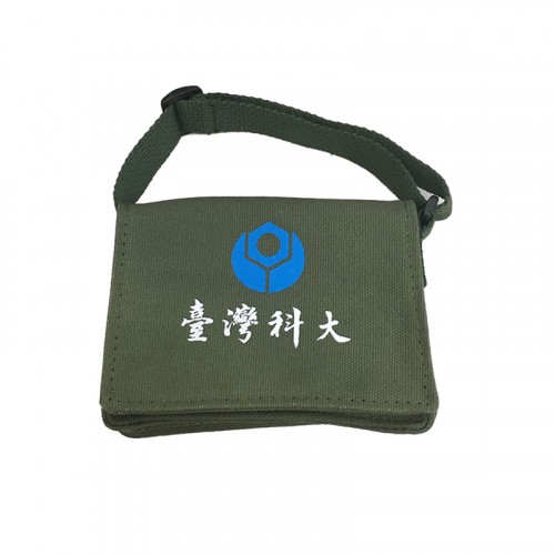 【絕版出清，售完30個起做】NTUST帆布小書包14cm_綠
