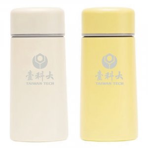 【團購商品，10件起做】NTUST輕巧口袋保溫杯150mL_米白/鵝黃
