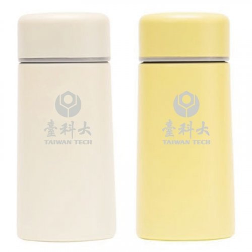 【團購商品，10件起做】NTUST輕巧口袋保溫杯150mL_米白/鵝黃