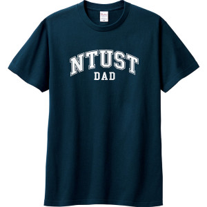 【我們這一家】NTUST臺科大爸爸短T_深藍