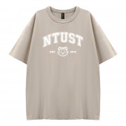  NTUST好涼的寬版短T_花生冰(卡其)
