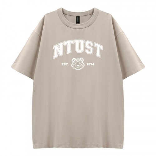  NTUST好涼的寬版短T_花生冰(卡其)