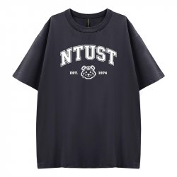NTUST好涼的寬版短T_仙草冰(深灰)