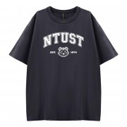 【5/22陸續出貨】NTUST好涼的寬版短T_仙草冰(深灰)