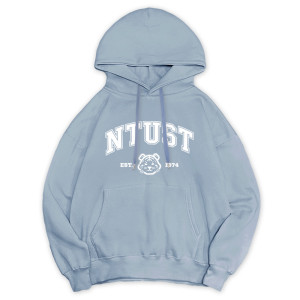 【預購至10/5止，10/28陸續出貨】NTUST冬日輕甜系落肩帽T_冰霜藍
