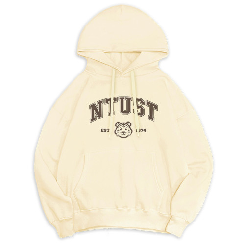 【預購至10/5止,10/28陸續出貨】NTUST冬日輕甜系落肩帽T_奶霜白 【預購至10/5止,10/28陸續出貨】NTUST冬日輕甜系落肩帽T_奶霜白