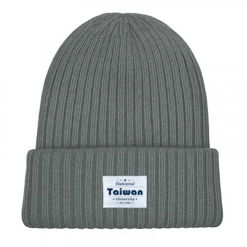 【2025新品上市】NTUST經典織標QQ毛帽_深灰