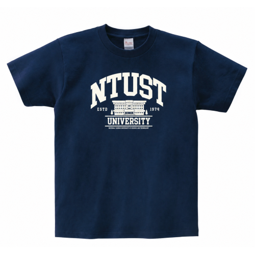 NTUST建築款純棉短T_地鐵藍 NTUST建築款純棉短T_地鐵藍