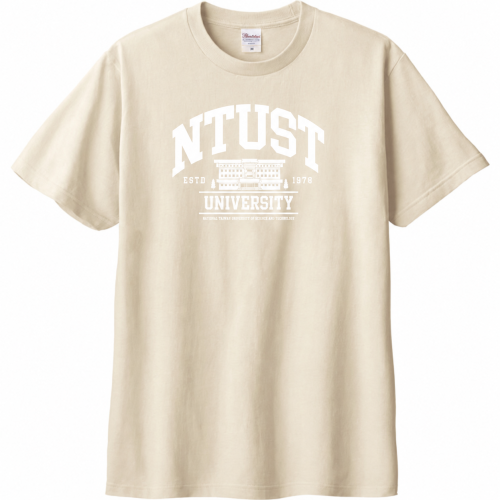 NTUST建築款純棉短T_奶茶色 NTUST建築款純棉短T_奶茶色