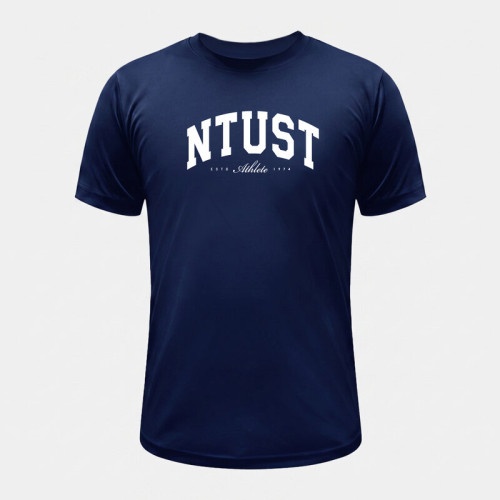 NTUST經典款超細纖維排汗短T_丈青 NTUST經典款超細纖維排汗短T_丈青