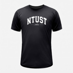 NTUST經典款超細纖維排汗短T_黑