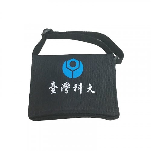 【團購商品，30個起做】NTUST帆布小書包14cm_黑