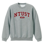 NTUST經典款美式大學T_灰