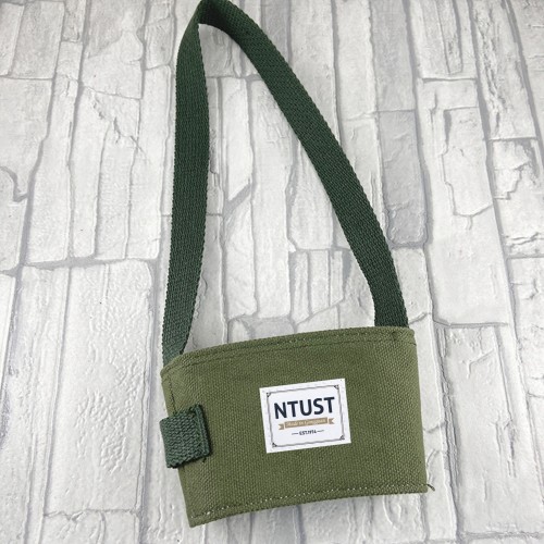 【最後2個，售完不補】NTUST飲料提袋_牧草綠