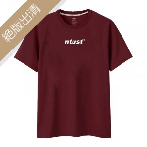 【最後三件,售完不補】NTUST大學浮世繪短T_小豆紅