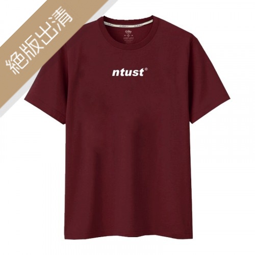 【最後三件，售完不補】NTUST大學浮世繪短T_小豆紅