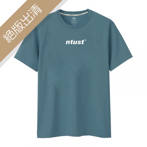 【絕版出清，最後1件XS】NTUST大學浮世繪短T_普魯士藍