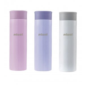 【團購商品，10個起做】NTUST療癒系304輕巧保溫瓶300mL_粉紫/粉藍/珍珠白