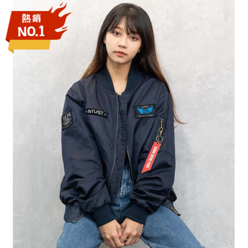 NTUST FORCE MA-1飛行夾克2.0_海軍藍 NTUST FORCE MA-1飛行夾克2.0_海軍藍