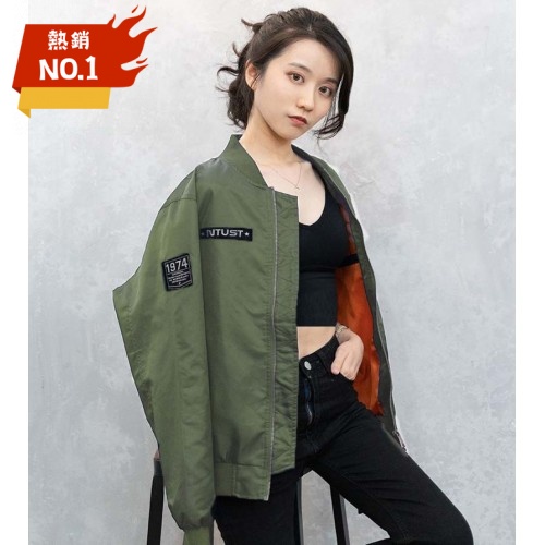 NTUST FORCE MA-1飛行夾克2.0_軍綠 NTUST FORCE MA-1飛行夾克2.0_軍綠