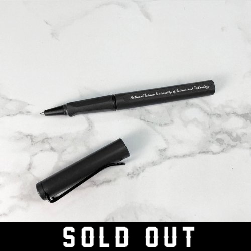 手寫的溫度｜NTUST書寫英文校名 LAMY Safari 狩獵者系列 鋼珠筆_夜霧黑(已完售)