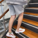 NTUST休閒有型棉短褲_灰