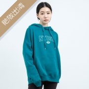 【最後一件，售完不補】NTUST繪出快樂‧雷諾瓦落肩帽T_海松藍